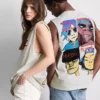 Camiseta sin mangas con estampado de Gorillaz