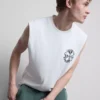 Camiseta sin mangas con estampado de Los Ángeles