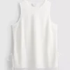 Camiseta sin mangas con lazo lateral y textura