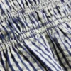 Camiseta sin mangas con peplum de cuadros vichy fruncida
