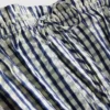 Camiseta sin mangas con peplum de cuadros vichy fruncida