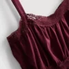 Camiseta sin mangas de algodón con bajo en forma de pañuelo
