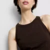 Camiseta sin mangas de algodón con espalda nadadora