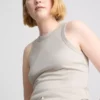 Camiseta sin mangas de algodón con espalda nadadora