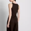 Camiseta sin mangas de algodón con espalda nadadora
