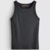 Camiseta sin mangas de algodón con espalda nadadora