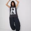 Camiseta sin mangas de algodón con estampado de Yungblud