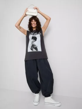 Camiseta sin mangas de algodón con estampado de Yungblud