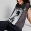 Camiseta sin mangas de algodón con estampado de Yungblud