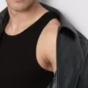 Camiseta sin mangas de canalé