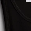Camiseta sin mangas de canalé