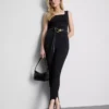 Camiseta sin mangas de crepé con tirantes anchos