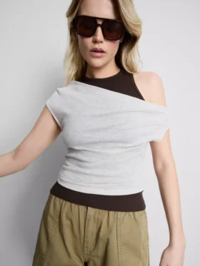 Camiseta sin mangas de doble capa