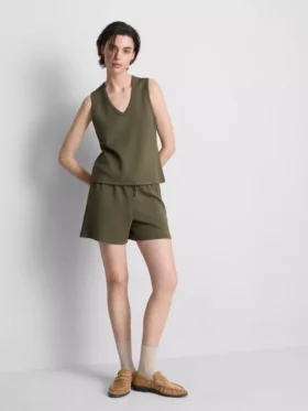 Camiseta sin mangas de mezcla de modal
