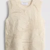 Camiseta sin mangas de punto de ganchillo de The Edit