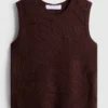 Camiseta sin mangas de punto de ganchillo de The Edit