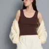 Camiseta sin mangas de punto definitiva
