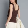 Camiseta sin mangas de punto definitiva