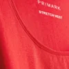 Camiseta sin mangas elástica con alto contenido en algodón