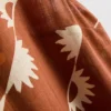 Camiseta sin mangas estampada de mezcla de algodón