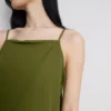Camiseta sin mangas larga con textura