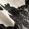 Camiseta sin mangas larga de encaje en mezcla de algodón