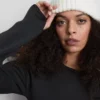 Camiseta térmica de manga larga con forro de felpa