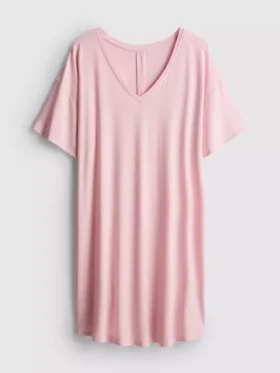Camisón con cuello en V y alto contenido en modal