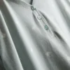 Camisón de algodón estampado