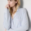 Camisón oversize de rayas estilo «boyfriend»