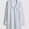Camisón oversize de rayas estilo «boyfriend»
