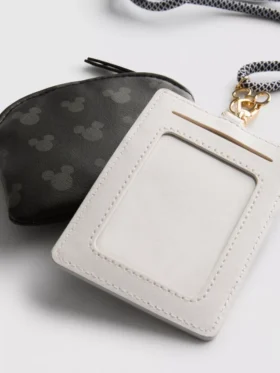 Cartera con cordón de imitación de piel de Mickey Mouse de Disney