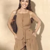Chaleco con bajo peplum de Paula Echevarría