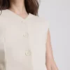 Chaleco de sudadera pulido