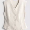 Chaleco de sudadera pulido
