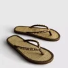 Chanclas con efecto de algas marinas