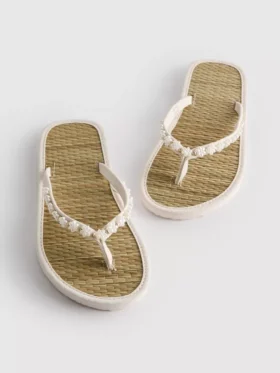 Chanclas con efecto de algas marinas