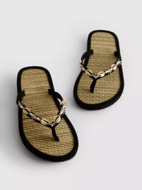 Chanclas con efecto de algas marinas