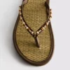 Chanclas con efecto de algas marinas