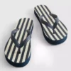 Chanclas con plataforma a rayas