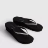 Chanclas de cuña con pedrería
