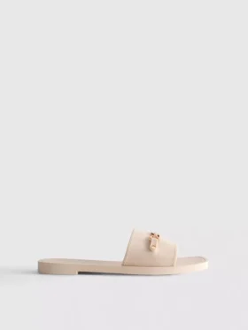 Chanclas de imitación de piel