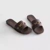 Chanclas de imitación de piel