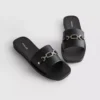 Chanclas de imitación de piel
