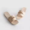 Chanclas de imitación de piel