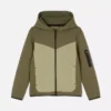 Chaqueta con capucha y cremallera