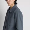 Chaqueta con cuello de piqué «The Edit»