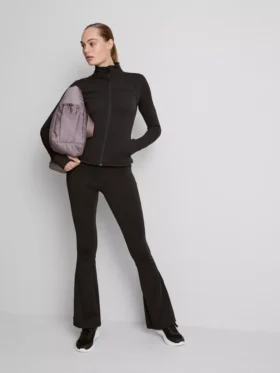 Chaqueta deportiva con cremallera, suave como la mantequilla