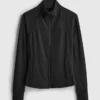 Chaqueta deportiva con cremallera, suave como la mantequilla