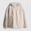 Chaqueta impermeable corta entallada